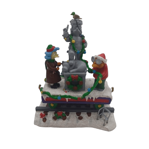 Christmas Express Collection – The Simpsons Sculpture: Christmas in Jebediah Park | With Certificate of Authenticity