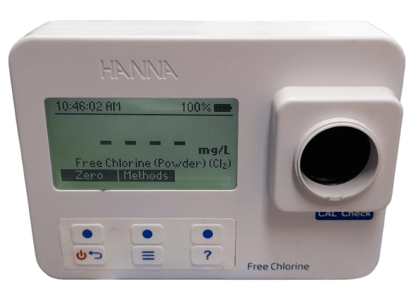 Hanna Instruments IC-HI97771 Free Chlorine and Ultra High Range Total Chlorine Portable Photometer