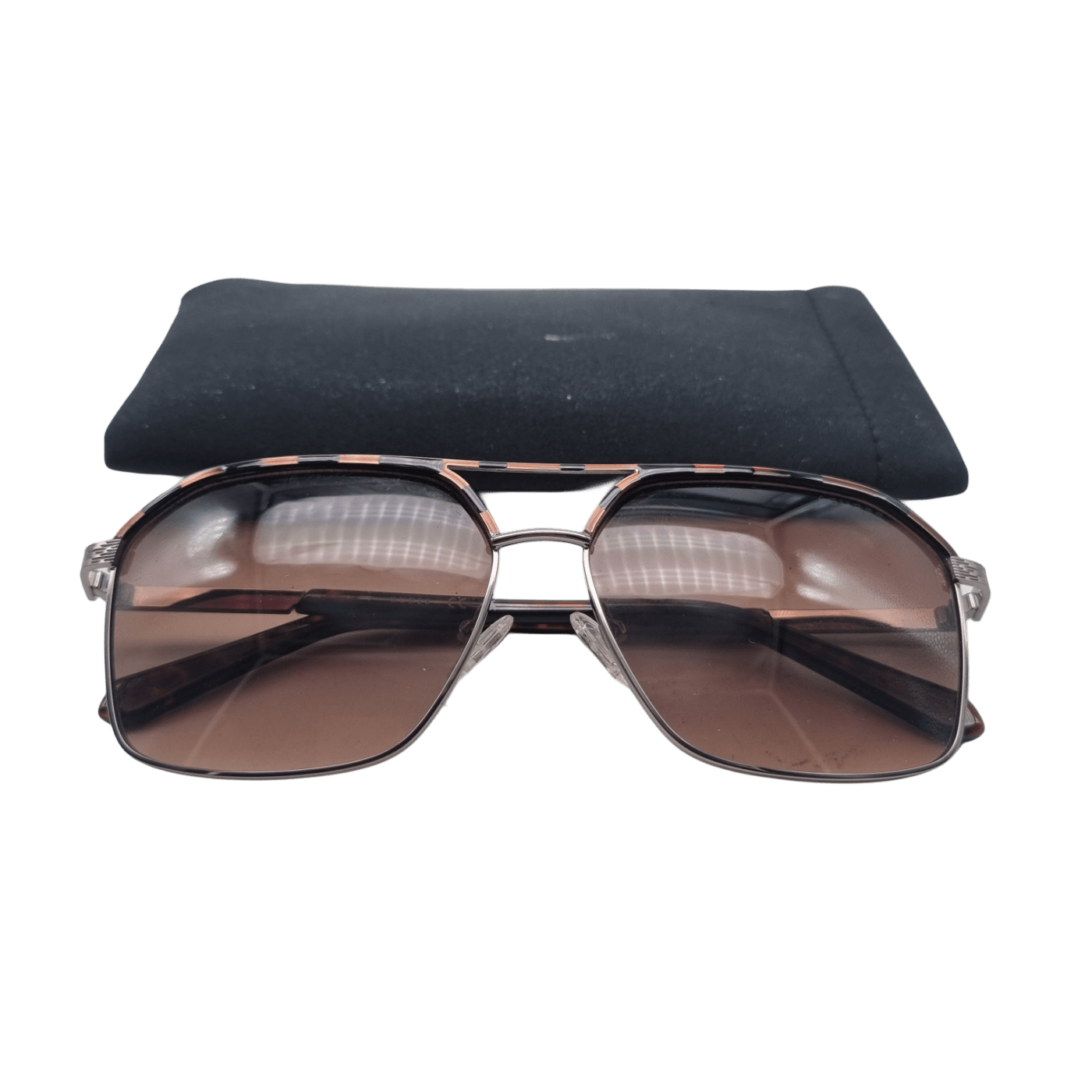Guess GF5081 Shiny Light Nickletin / Gradietn Brown sunglasses + Softcase