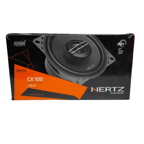 Hertz CX100 Cento Series 4” 2-Way Coaxial Speakers Pair Like New