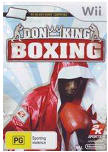Don King Boxing Nintendo Wii Game Very Good Condition With Manual (CP-1353626)