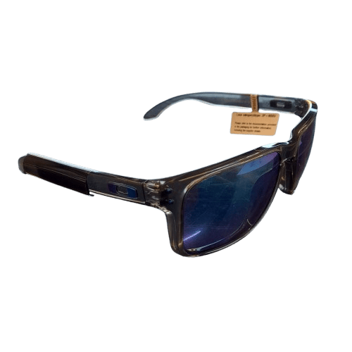 Oakley Holbrook XL Sunglasses – Black Frame with Blue Reflective Lenses