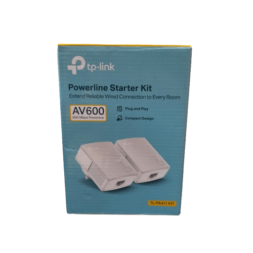 TP-Link AV600 Nano Powerline Adaptor Starter Kit TL-PA411KIT (In Box) (JN)