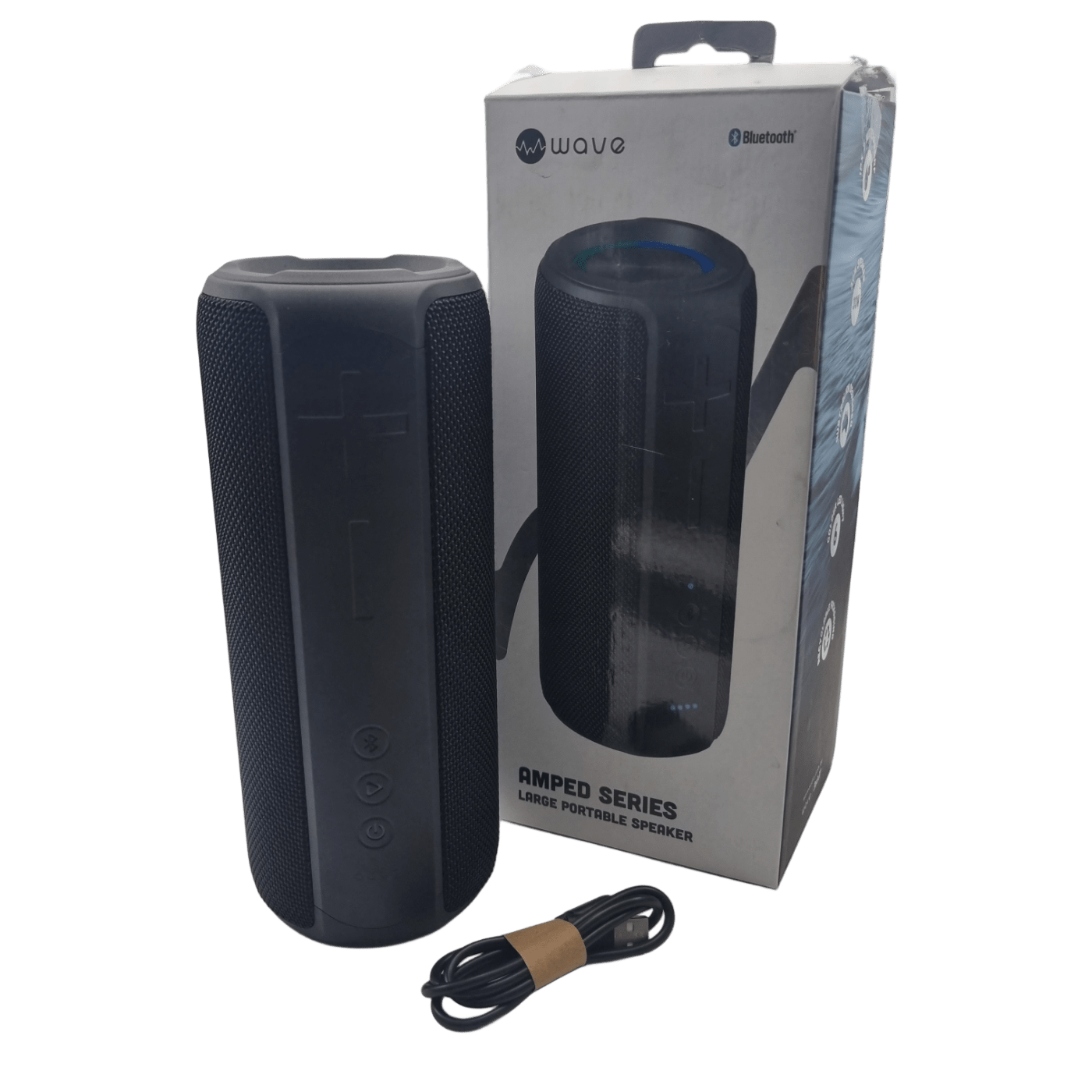 Wave Amped Series Bluetooth Speaker (3S-2450) In Box + Charger