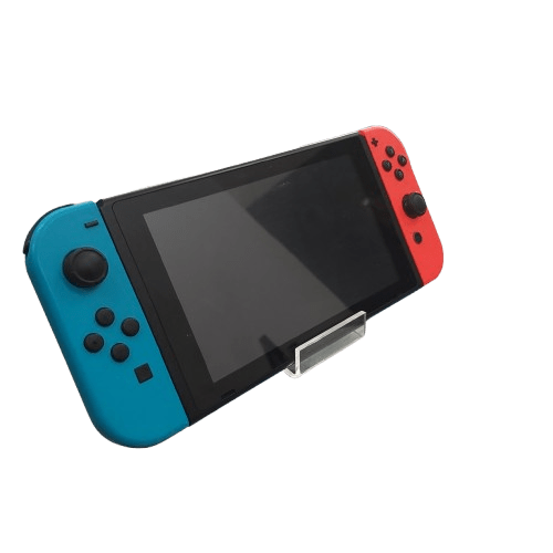 Nintendo Switch HAC-001 Pink And Blue with 4x Games, Charger, Joycons And Case