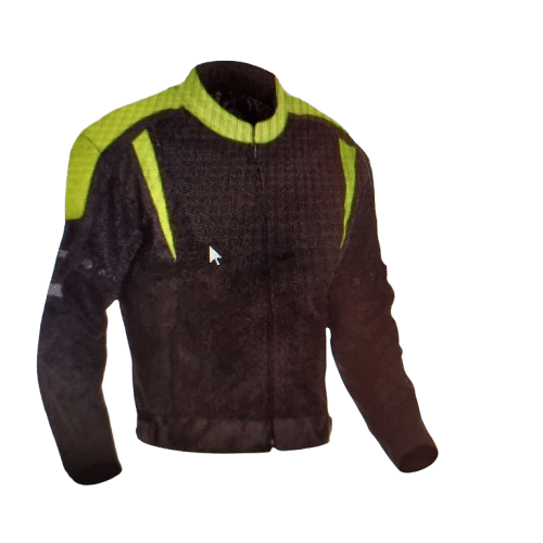 Oxford Spartan Air Mesh Summer Jacket Black/Fluro With Armour Size Large