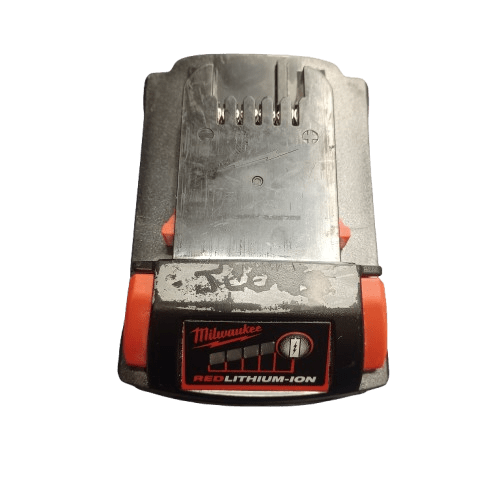 Milwaukee 18V M18 B5 RedLithium-Ion Battery, Good Condition, General Wear, With Tape Residue/Sharpie (WR)