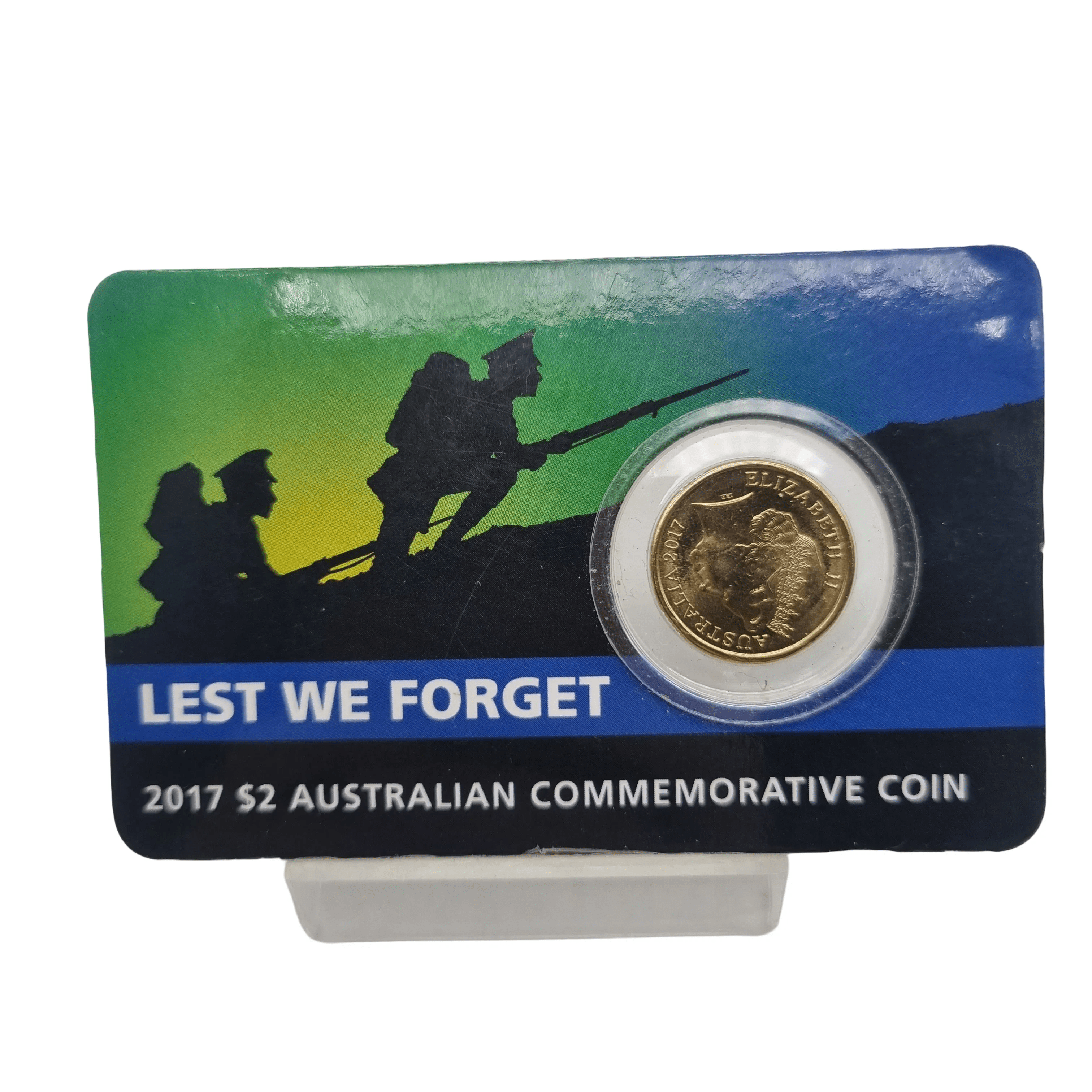 2017 Lest we Forget Two Dollar ($2) Lest We Forget Colour-printed Australian Decimal Coin