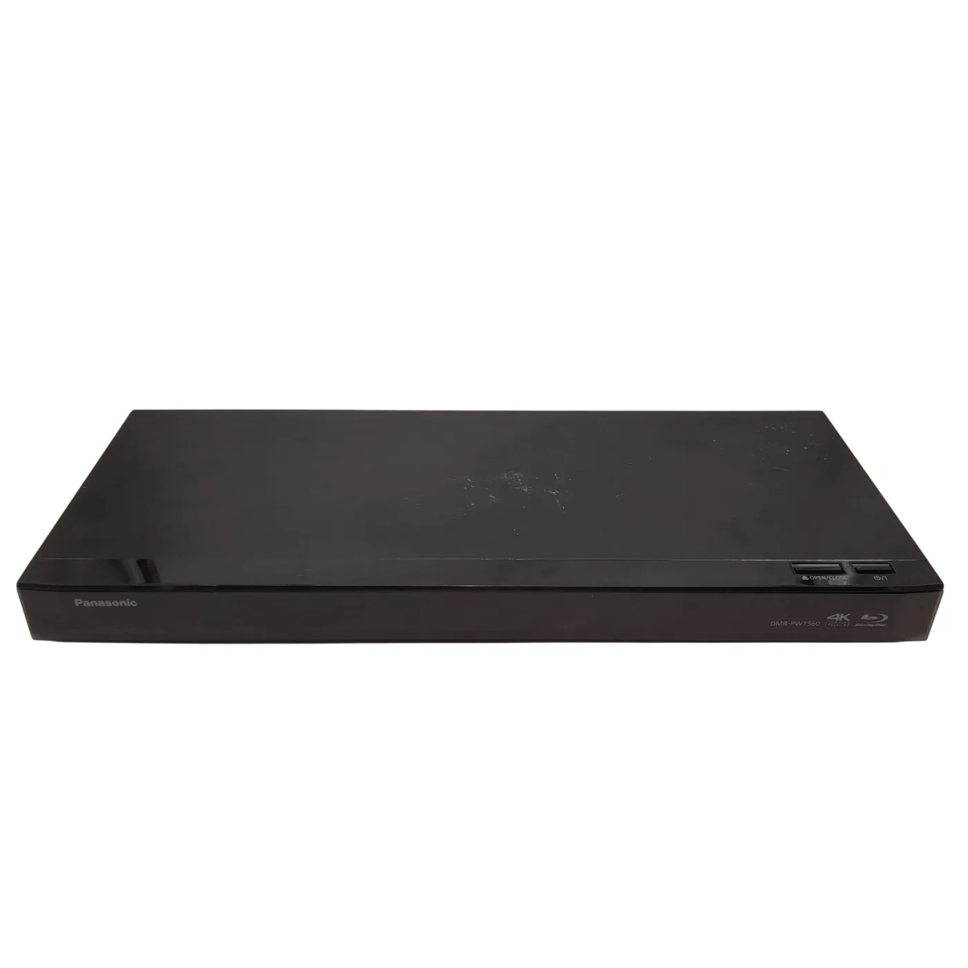 Panasonic 4K Twin Tuner 500GB Blu Ray Player + Remote +Power *Some Damage & Scuffs On Top*