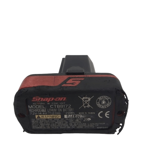 Snap-On Rechargeable 7.2/14.4V Battery CTB8172 2.0Ah, Black, Wear To Rubber (CP 1357442)