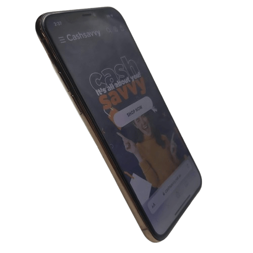Apple iPhone 11 Pro 256GB Gold Cracked back **Sold As Is**