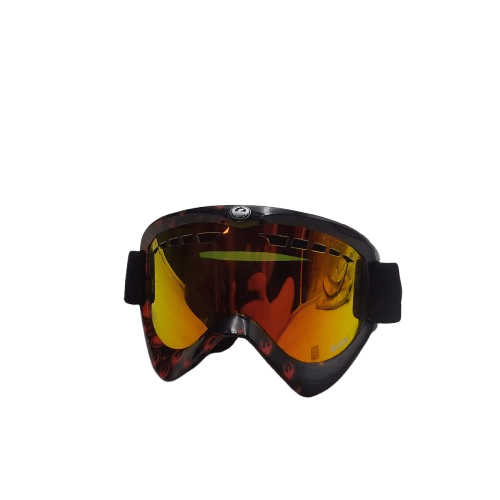 Dragon DX Snow Goggles, Black And Red With Spare Lens And Drawstring Bag
