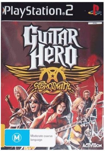 Guitar Hero Aeroamith Playstation 2 Game Average Condition No Manual