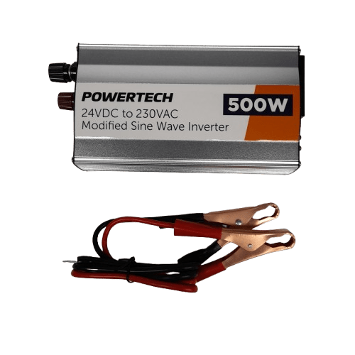 POWERTECH MI5306 500W INVERTER 24VDC TO 230VAC – (LN)