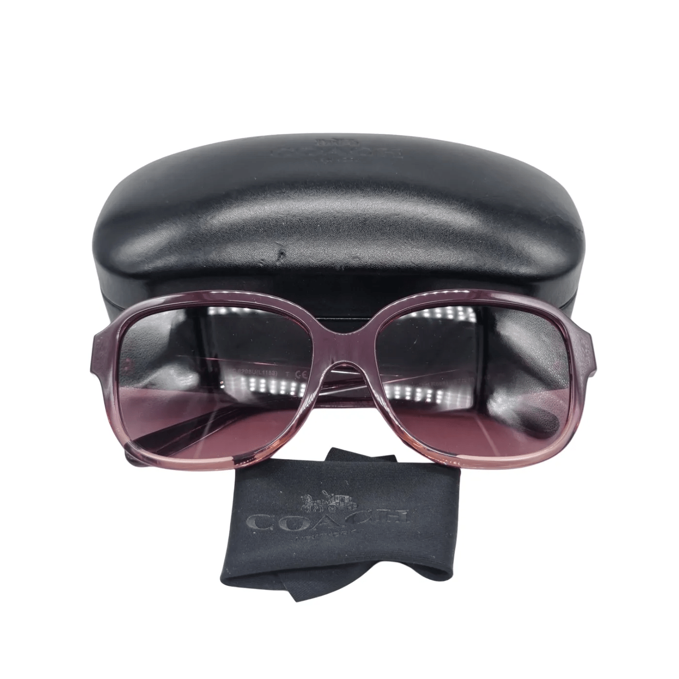 Coach Glasses 56228H Eggplant Rose Purple + Case – WR 1324094