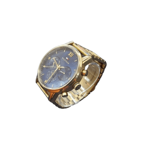 Mens Gold/Blue Tommy Hilfiger Watch TH.432.1.34.3104 – Ticking (CP-1344941)