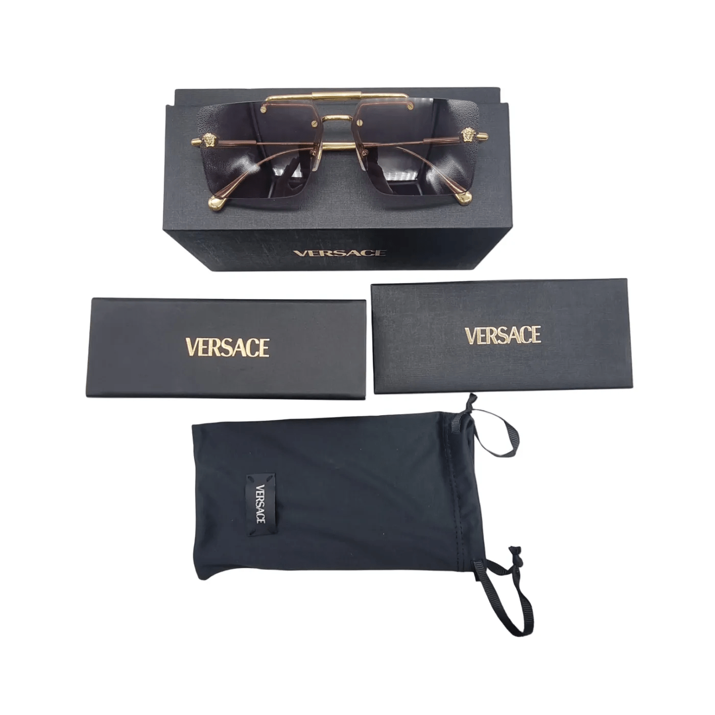 Versace Sunglasses 2245 with Accessories