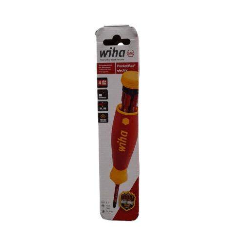 Wiha 45296 PocketMax Bitholding Screwdriver with Magazine