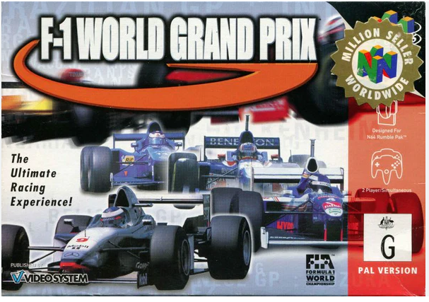F-1 World Grand Prix Nintendo 64 Game Good Condition * Cartridge Only *