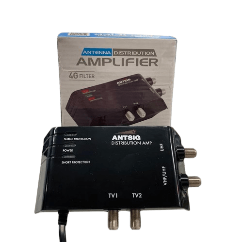 Antsig 2 Way Indoor Distribution Amplifier – Like New with Box
