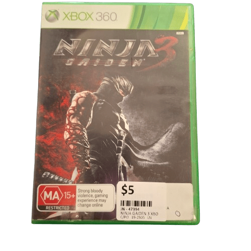 Ninja Gaiden 3 Xbox 360 Game