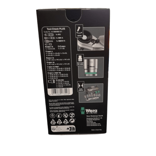 Wera Tool-Check PLUS 39Pce Screwdriver and Bit Set (LN)