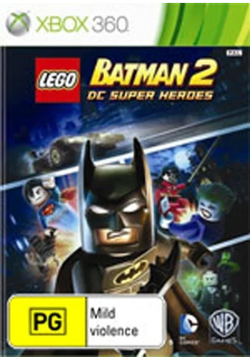 Batman 2 Dc Super Heroes Xbox 360 Game Good Condition No Manual