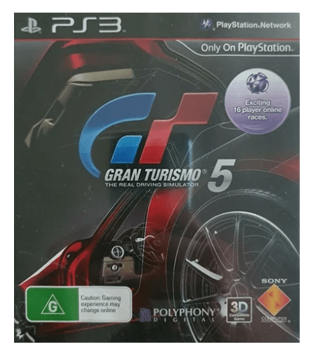 Sony PS3 Game Gran Turismo 5 with manual – Acceptable condition