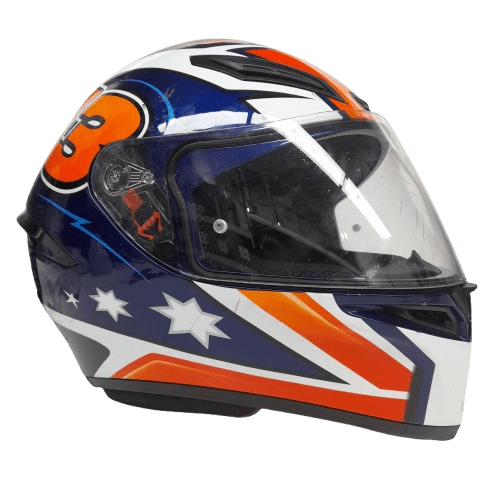 AGV Motorbike Helmet ( Sport) No 43 Jackass Theme