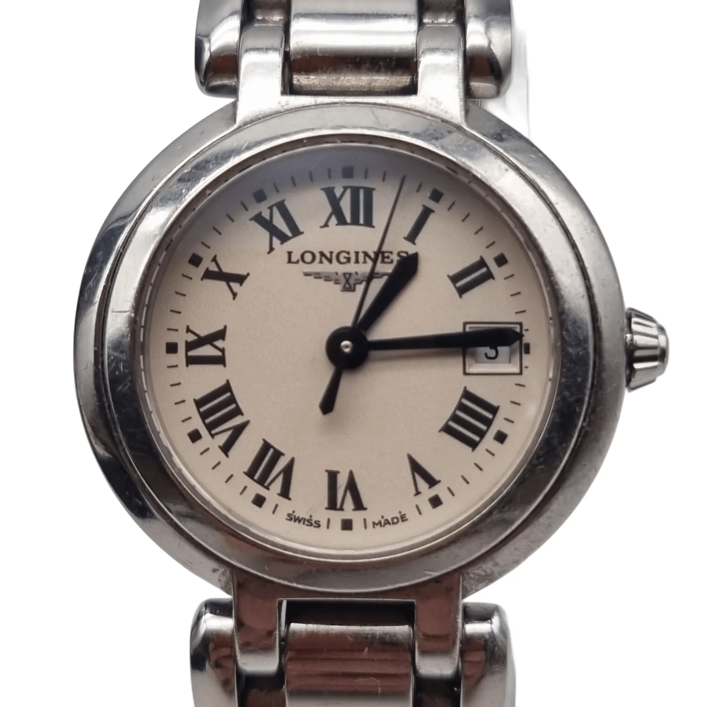 Longines PrimaLuna L8.110.4 – Blue Dial | Swiss Quartz Watch