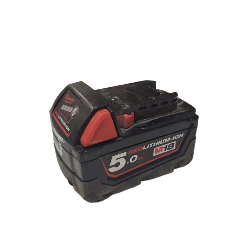 Milwaukee Battery M18B5 18v 5.0Ah *’LJ’ In White Paint*