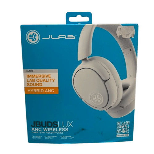 JLab JBuds Lux ANC Over-Ear Headphones – Like New With Box.