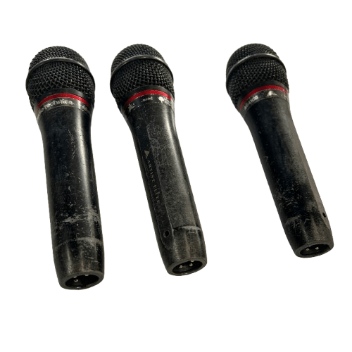 Set of 3 Audio Technica AE4100 Wireless Microphones (MK1347199)