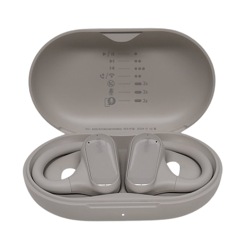 Belkin SoundForm ClearFit Open-Ear Wireless Earbuds Sand in Box Like New (JN)