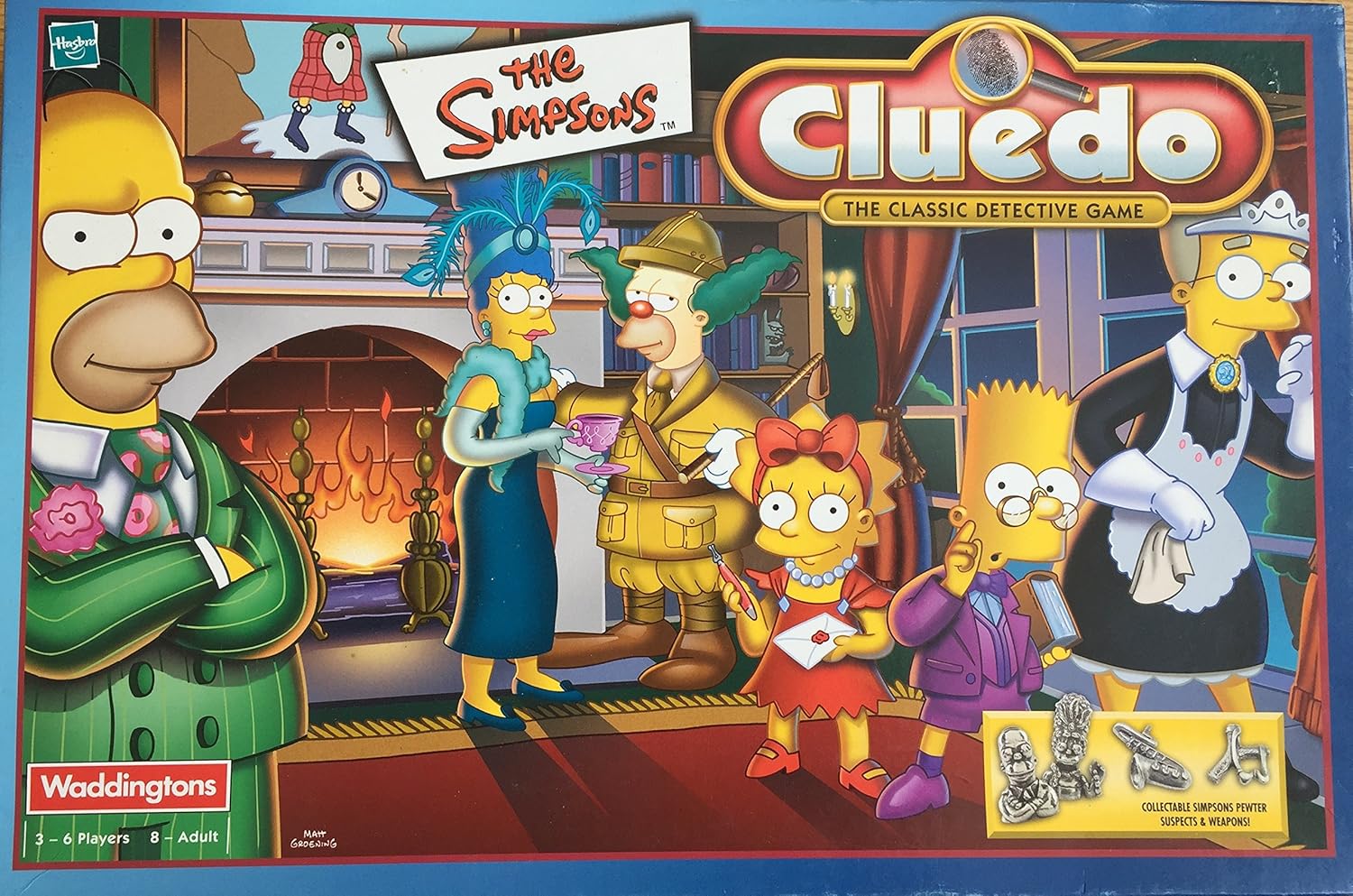 Hasbro Simpsons Cluedo Board Game – 6 Players, Age 8+ (WR)
