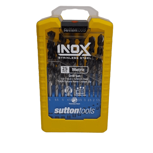 Sutton Tools DM180 SM3 25Pce Drill Bit Set for Stainless Steel