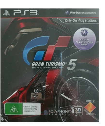Sony PS3 Game Gran Turismo 5 With Manual – Good Condition