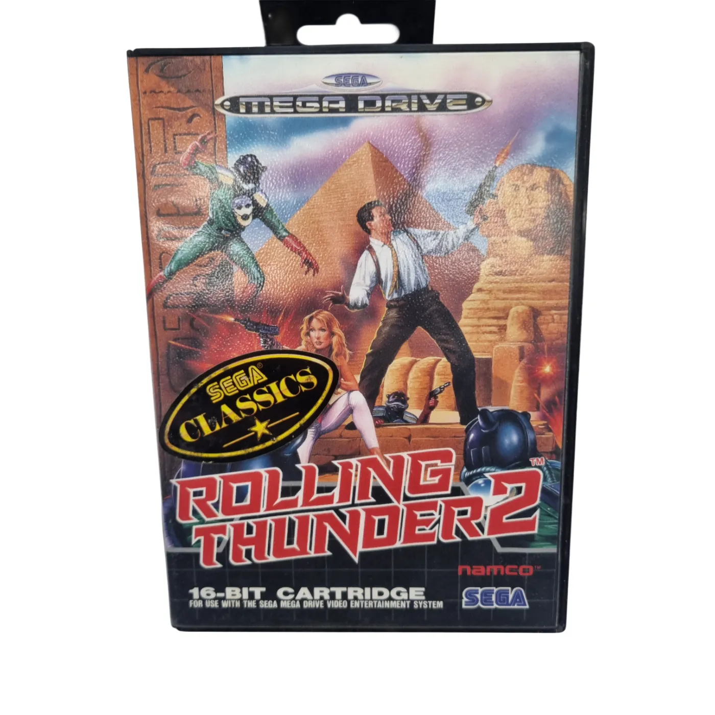 SEGA Game Cartridge – Rolling Thunder 2 in Case (WR 1342543)