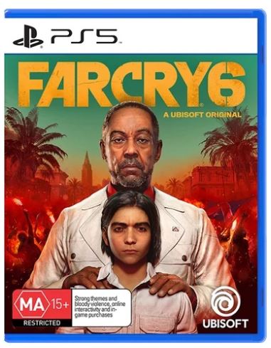 Playstation 5 Fary Cry 6, Excellent Condition With Case No Manual