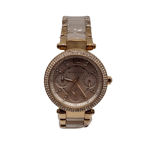 Ladies Michael Kors Rose Gold-Tone Mini Parker Watch MK6110 – Like New (CP-1352852)