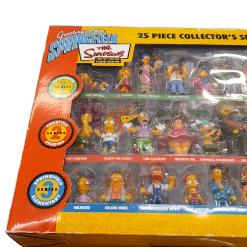Simpsons Collectable 25 Piece Greetings From Springfield Limited 2929/5000