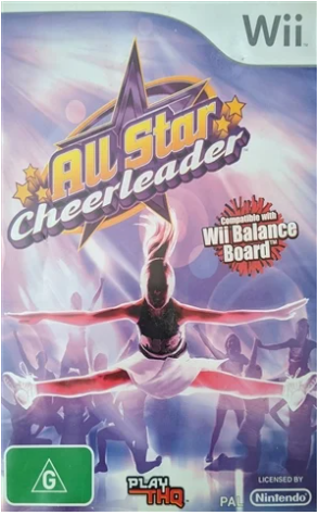 All Star Cheerleader Wii Game Good Condition