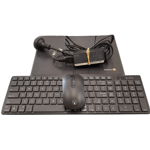 Lenovo 100e Chromebook With External Mouse And Keyboard (GE)