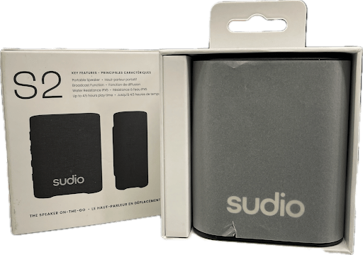 Sudio Black S2 Speaker In Box