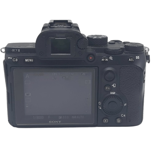 Sony Alpha 7 III Digital E-Mount Camera with 35mm Full Frame Image Sensor  * Missing Battery Cover – Body Only (CP-1336105)