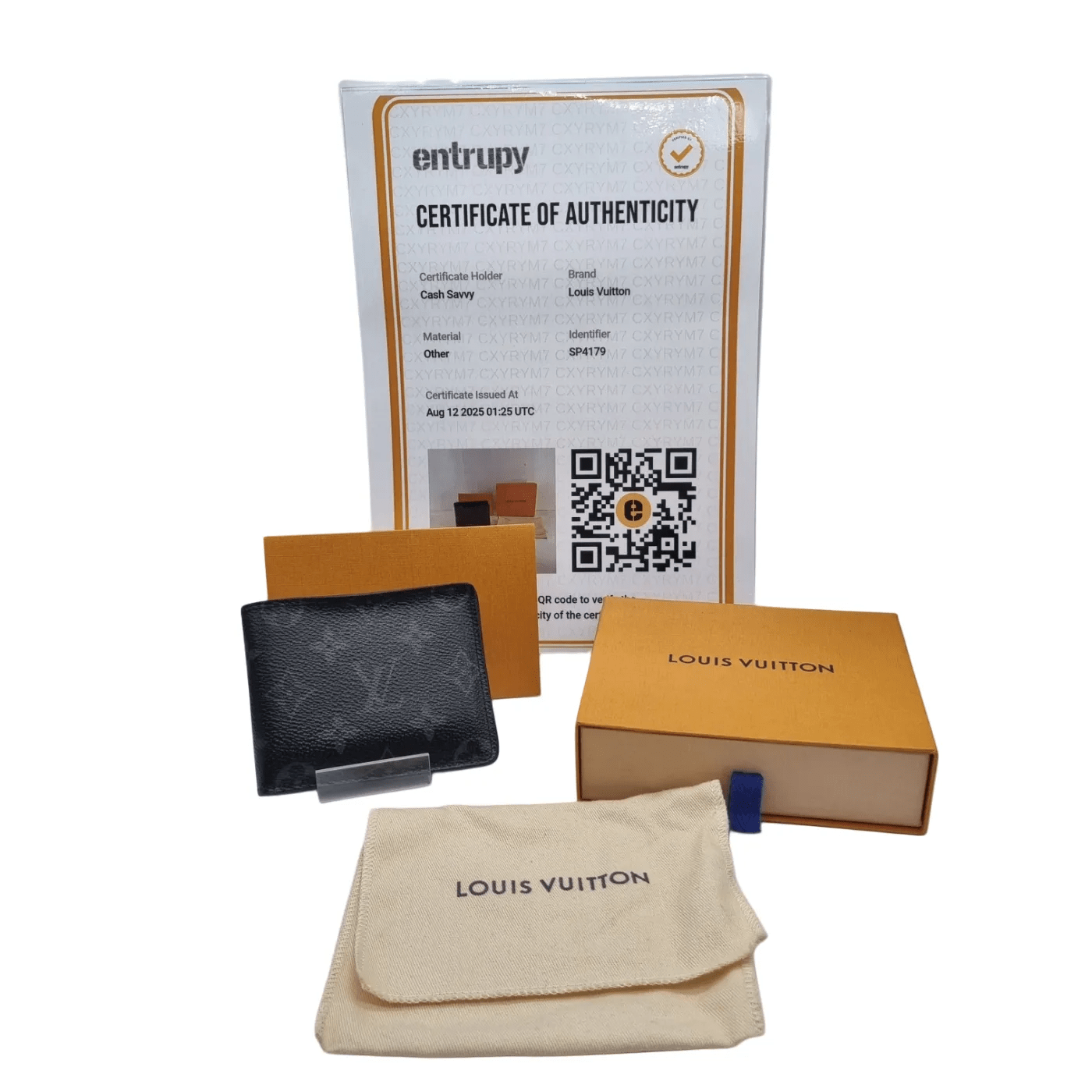 Louis Vuitton Wallet SP4179 + COA, Box, Receipt – WR 1354680
