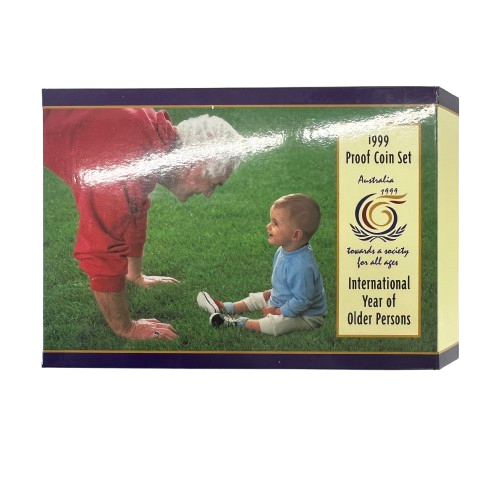 1999 Proof Coin International Year of Older Persons (MK)