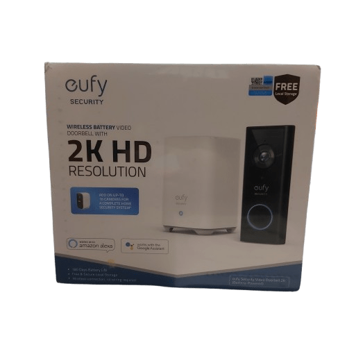 Eufy Wireless 2k Doorbell Camera With Home Base 2 Like New Sealed In Box (CP)