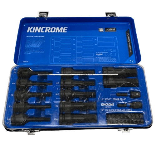 Kincrome Tools 32 Piece Impact Metric Hex Socket Set