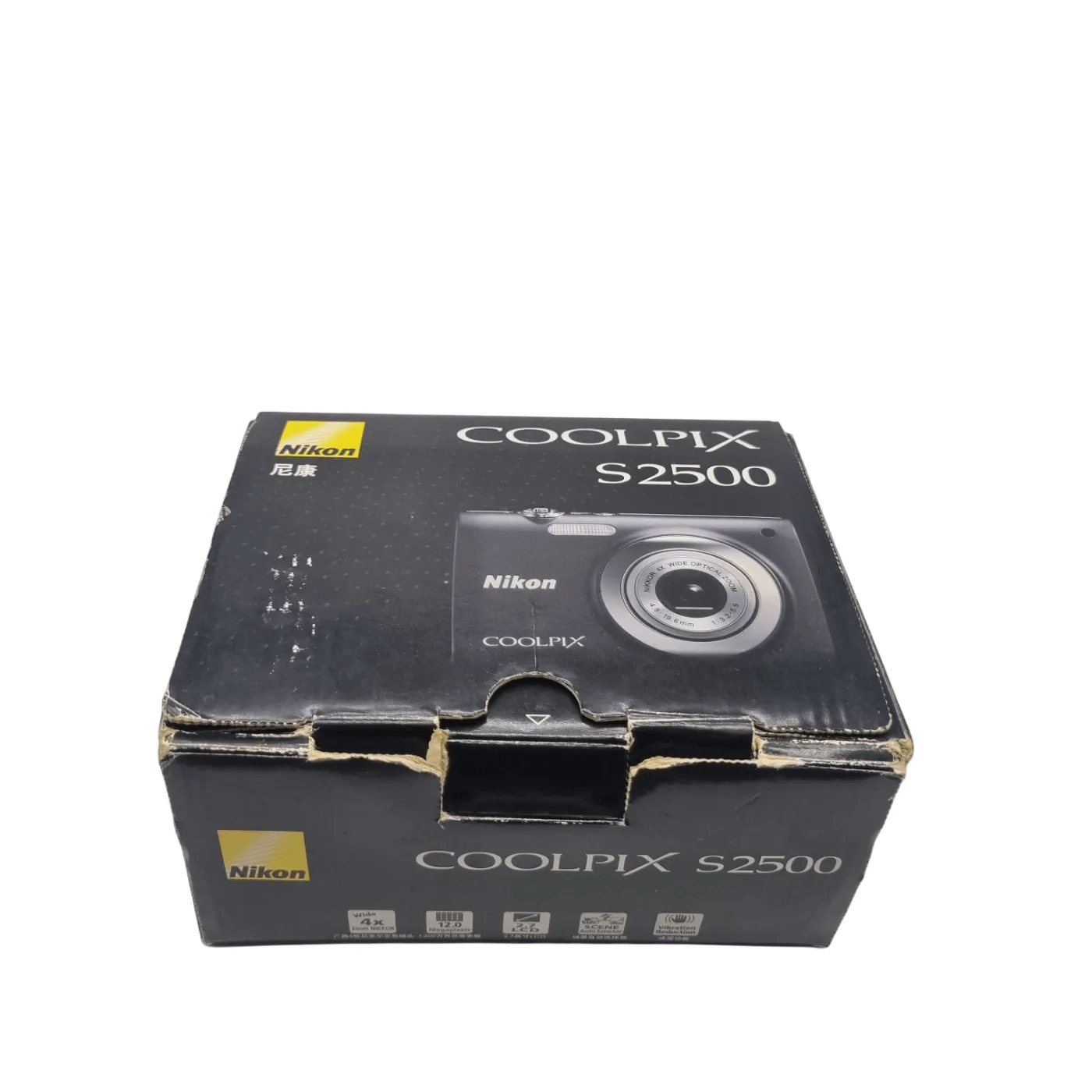 Coolpix Camera S2500 + Box, Case, Cords and Manual – (WR 1356720)